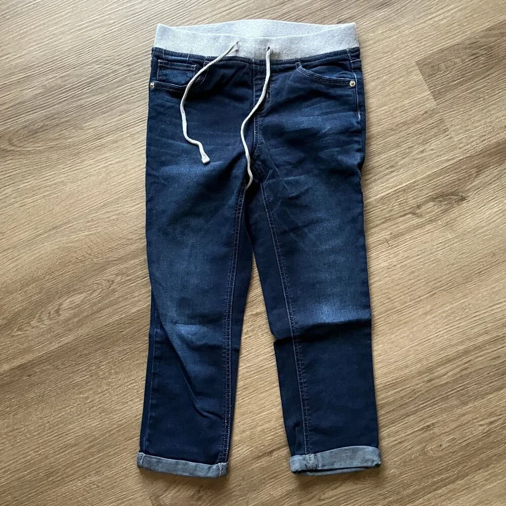 Justice Knit Waist Capri Jeans Size 14
